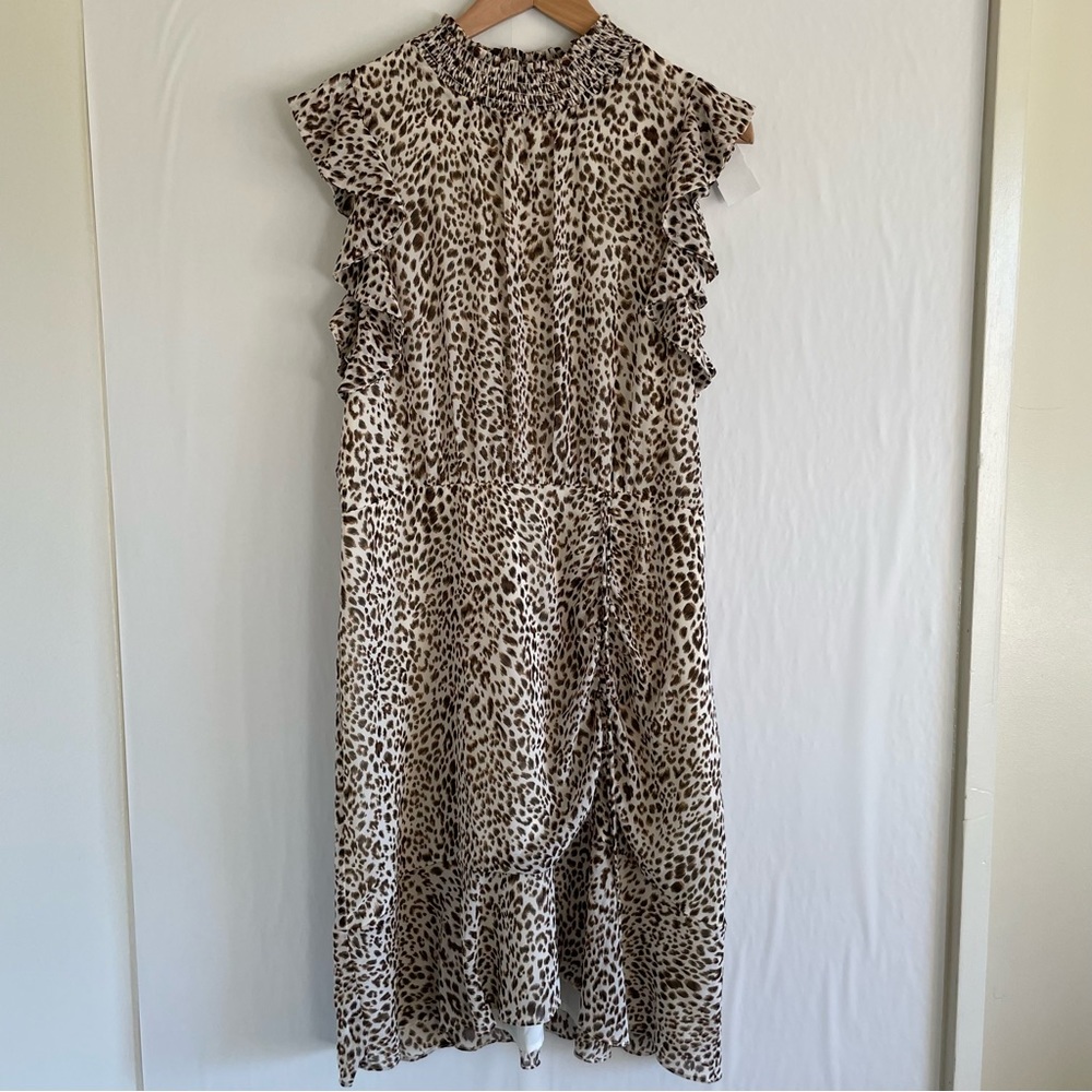 Sam Edelman Animal Print Midi Dress Size 14